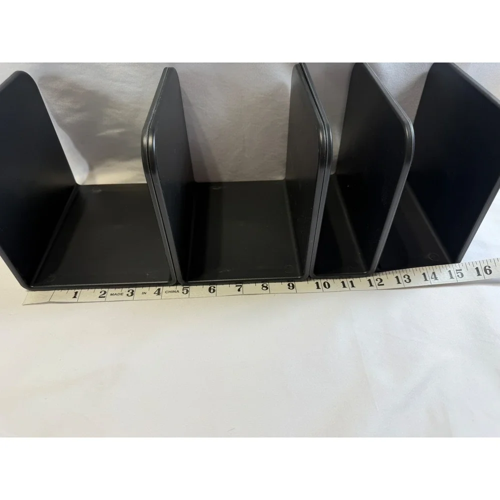 Caraway Magnetic Pan Racks Set of 4 with Cleaning Eraser Black Kitchen Storage